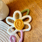 Personalised Knitted Wire Name Sign with Daisy