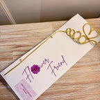 Flower Friend - Wire plant pot decoration - Bee, Flower and Butterfly