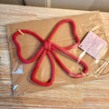 Hand Knitted Wire Bow | Handmade Decorative Bow | Pink Wire Art Bow | Gift Wrapping & Home Décor