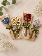 Handmade Knitted Wire Art Flower
