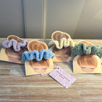 Pastel Crocheted Scunchies